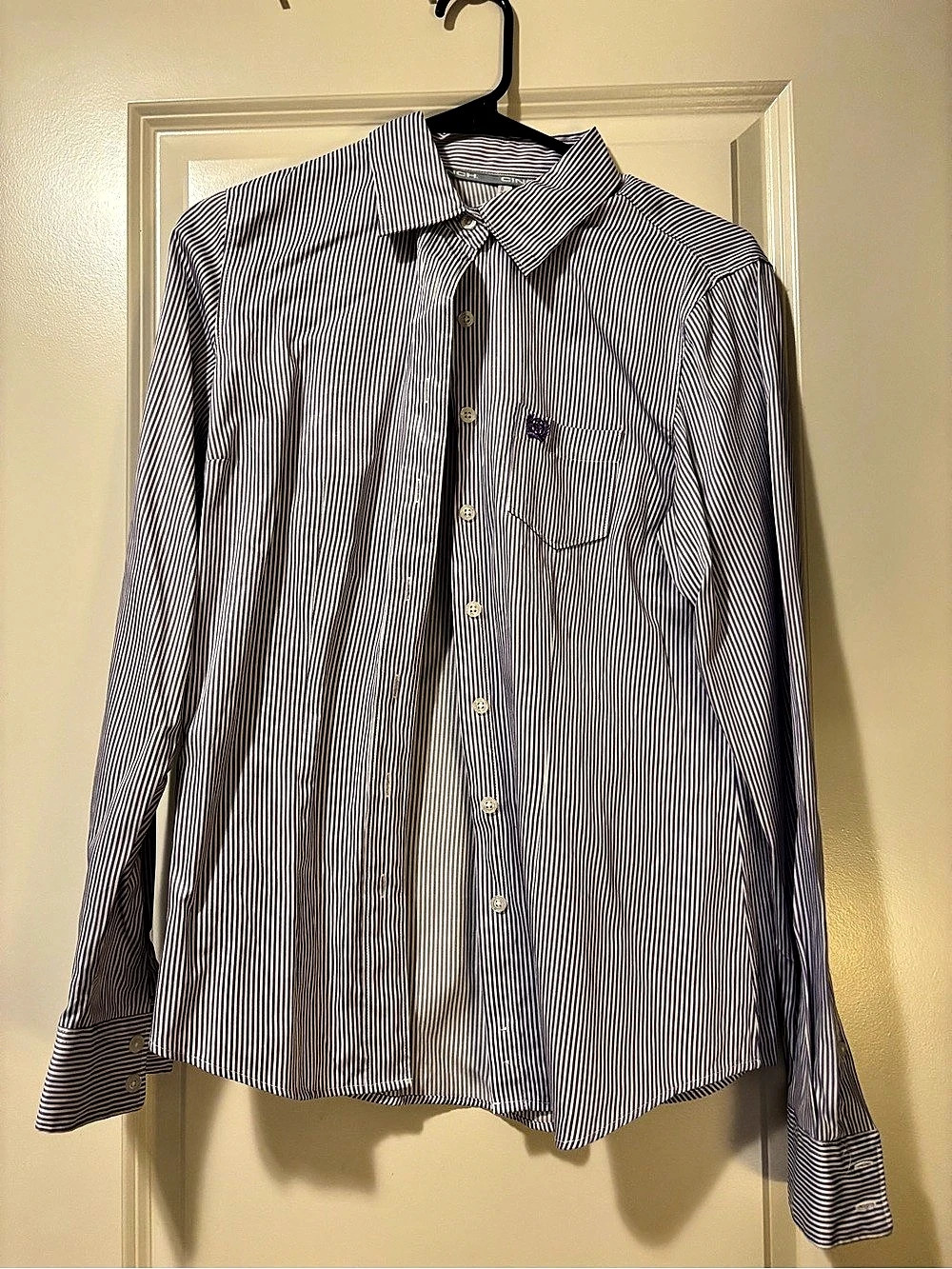 Cinch Women's Tencel Striped Long Sleeve Button-Down Western Shirt Western Shirt